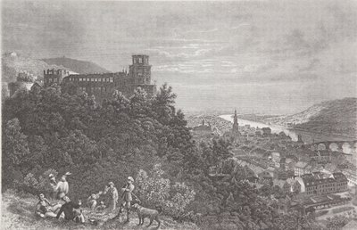 Heidelberg von Pierre Joseph Redouté
